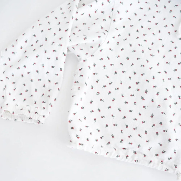 Floral White Bomber Jacket - Picture 8 of 13